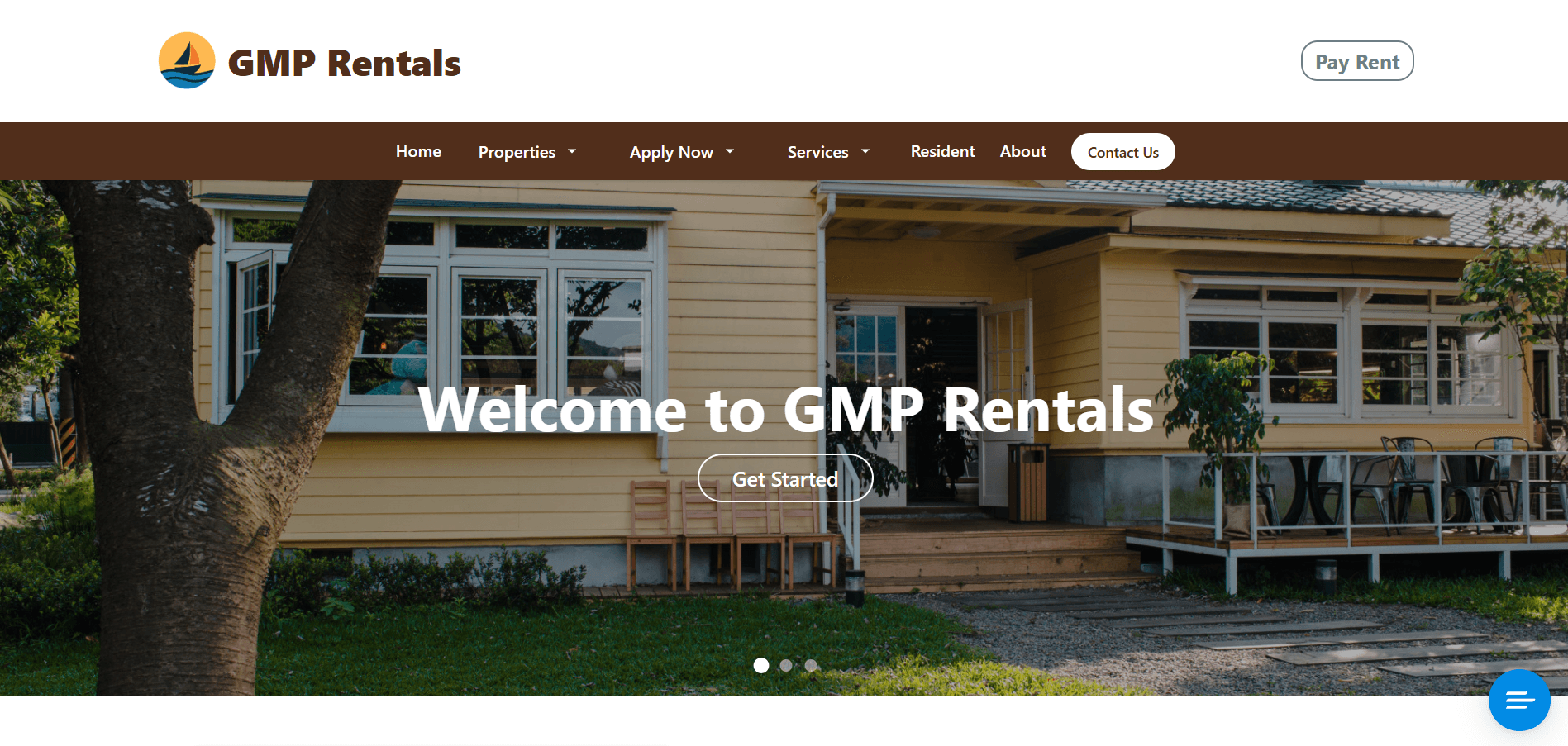 GMP Rentals - Property Rental Website