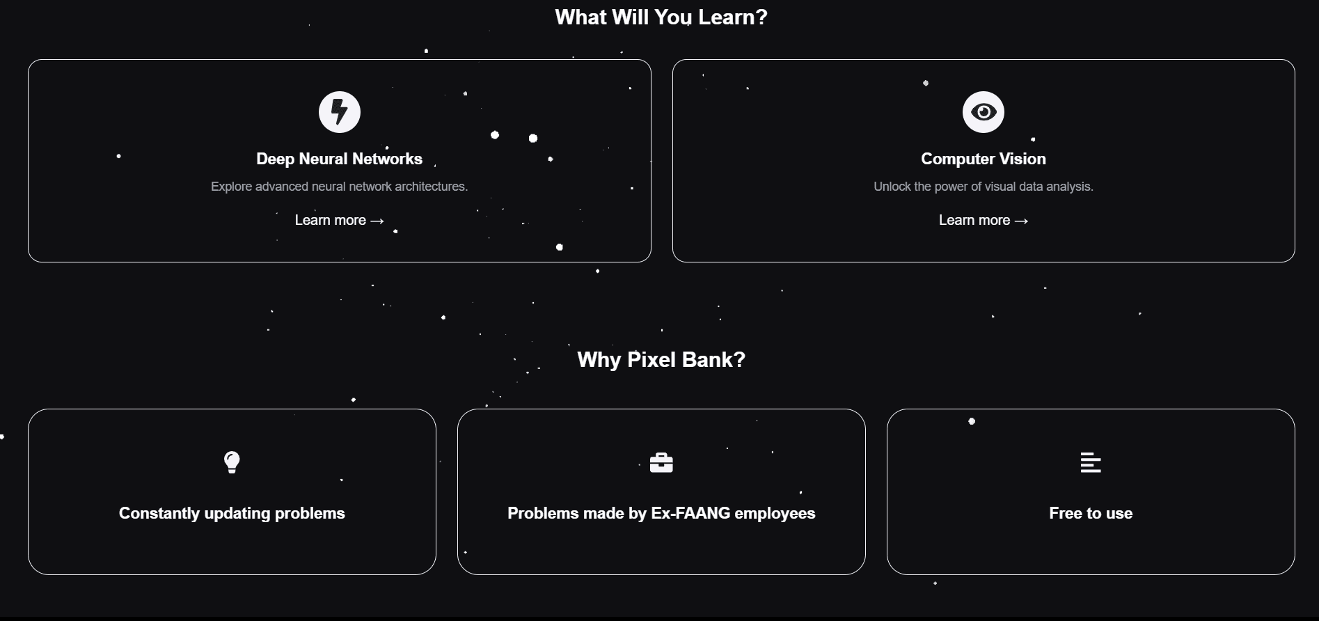 PixelBank - ML Coding Platform screenshot 1